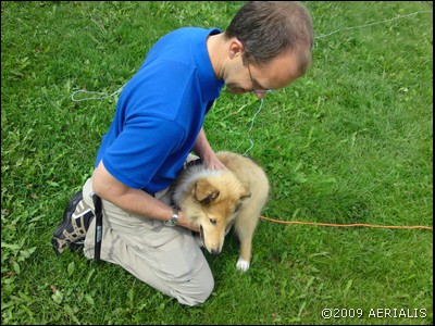 Ivar and his puppy!